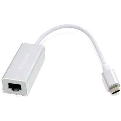 Сетевые карты, антенны Belsis BW8905 USB 3.1 Type C (m) - RJ45 (f), 0,15 м, серебристый bw8905 от магазина Zakaz43