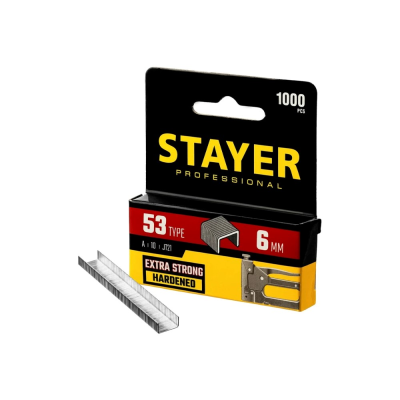 Скобы Скобы для степлера 6 мм " тип 53"  (Stayer) 3159-06_z02 3159-06_z02 от магазина Zakaz43