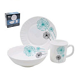 Тарелки,миски,салатники Набор для завтрака 3пр 3PCB 7007 Одуванчики 99314 — фото, цена, купить