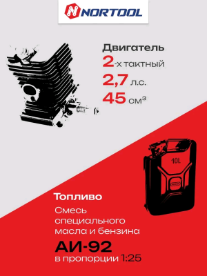 Бензопилы Nortool CS 145-15 CS145-15 от магазина Zakaz43