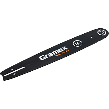 Шины Шина  для цепи Gramex 15", шаг цепи 0,325  62,64 звена (1/20) — фото, цена, купить