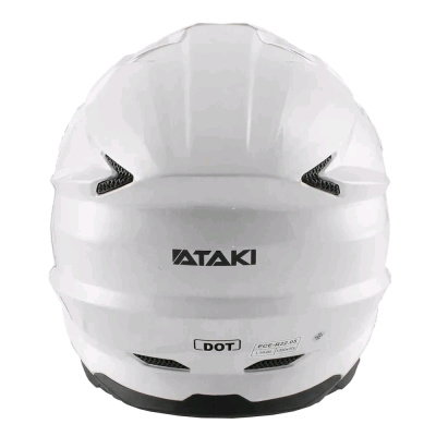 Мотошлемы ATAKI JK801A Solid (белый глянцевый, L, 1560463-941-6265) 1560463-941-6265 от магазина Zakaz43