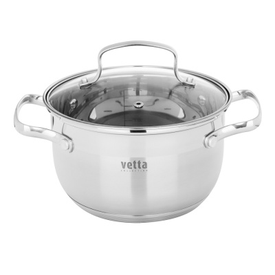 Кастрюли VETTA Берн 822-100 2,6л. со стекл. крышкой, индукция 822-100 от магазина Zakaz43