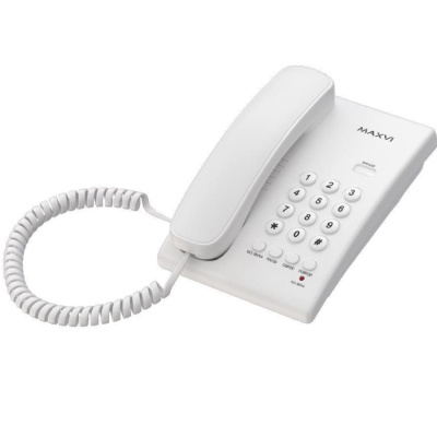 Телефоны проводные Maxvi CS-02 white 5564 от магазина Zakaz43