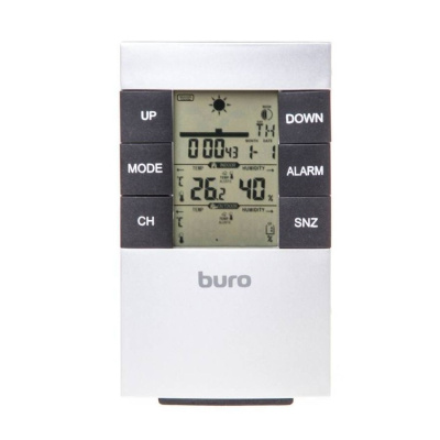 Цифровые метеостанции Buro H146G серебристый/черный H146G от магазина Zakaz43