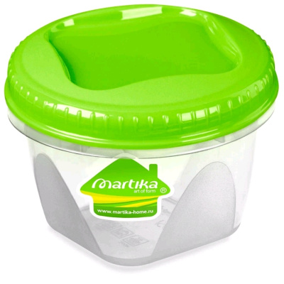 Посуда для микроволновки Контейнер пластмассовый  0,45л с закручивающейся крышкой Тондо С284 С284 от магазина Zakaz43