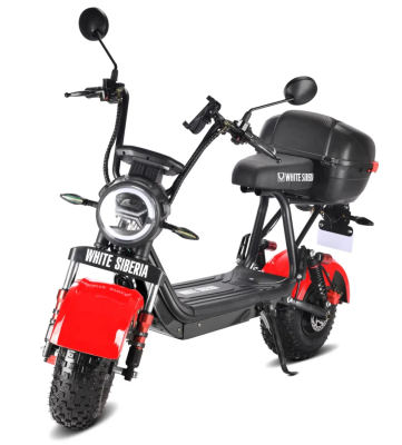 Электроскутер White Siberia Mini R 2.0 1200W Red  от магазина Zakaz43