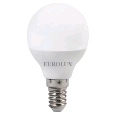 Лампочки Лампа светодиодная LL-E-G45-7W-230-2,7K-E14 (шар, 7Вт, тепл., Е14) Eurolux  от магазина Zakaz43