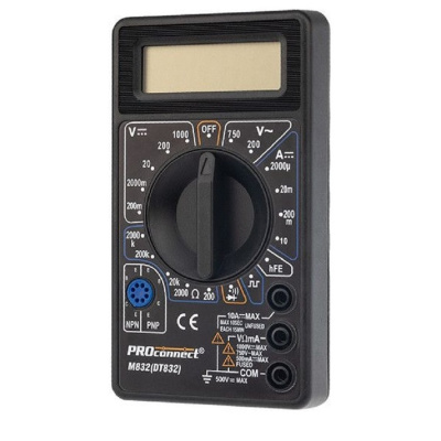 Мультитестер Мультиметр Proconnect M832 (DT832)  M832 от магазина Zakaz43