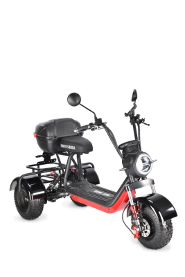 Электротрицикл White Siberia Trike Mini Black 1500W WS-PRO-M-B от магазина Zakaz43