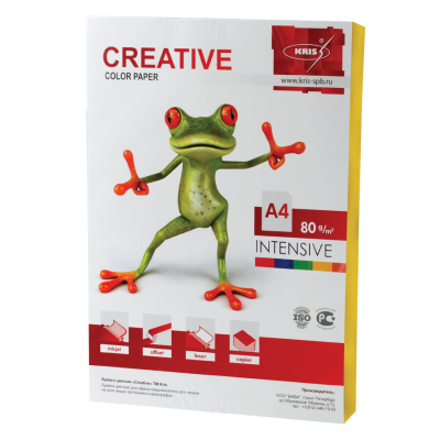Офисная бумага Creative COLOR, А4, 80 Г/М2, 100 Л., ИНТЕНСИВ, ЖЕЛТАЯ, БИPR-100Ж 45216 45216 от магазина Zakaz43