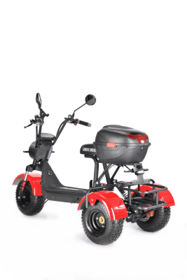 Электротрицикл White Siberia Trike Mini Red 1500W  от магазина Zakaz43