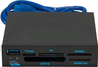 Карт-ридеры GL3233 SuperSpeed ALL-in-ONE USB3.0 черный ASIA CR GL3233 AIO 3.5 от магазина Zakaz43