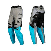 Мотоштаны Fly RACING WOMEN'S F-16 (серый/голубой, 3/4, 376-83205) — фото, цена, купить