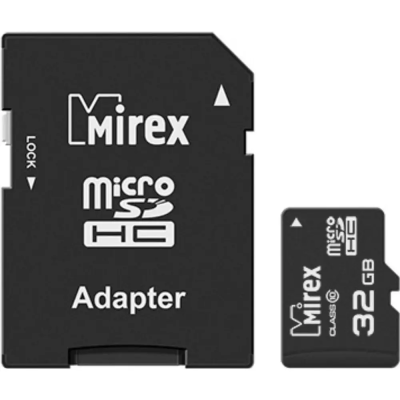 Карты памяти micro SDHC 32GB Class 10 Mirex + adapter (13613-AD10SD32) 13613-AD10SD32 от магазина Zakaz43