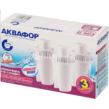 Сменные картриджи Аквафор В100-15 комплект х 3шт.(смен.модуль к кувшину) — фото, цена, купить