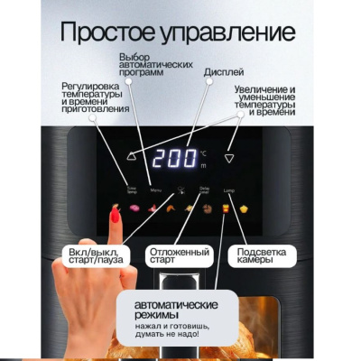 Аэрогрили ELTRONIC 777-08 черный 777-08 черный от магазина Zakaz43